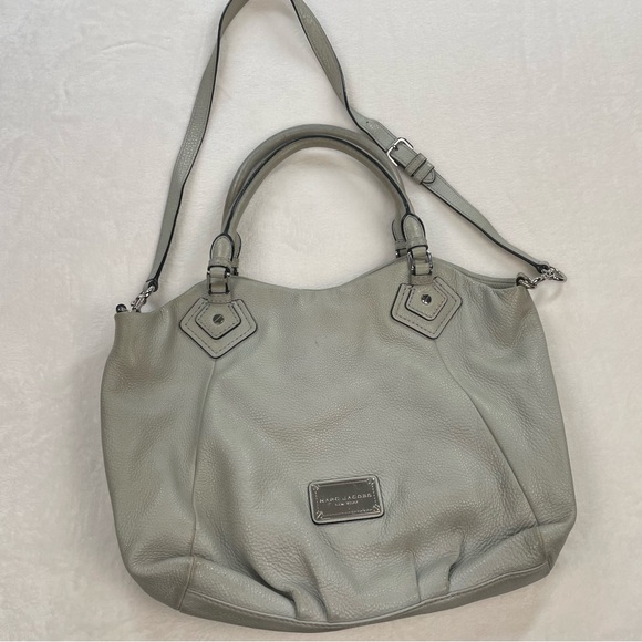 Marc Jacobs Classic Q Fran Bag in Creamy Cement
